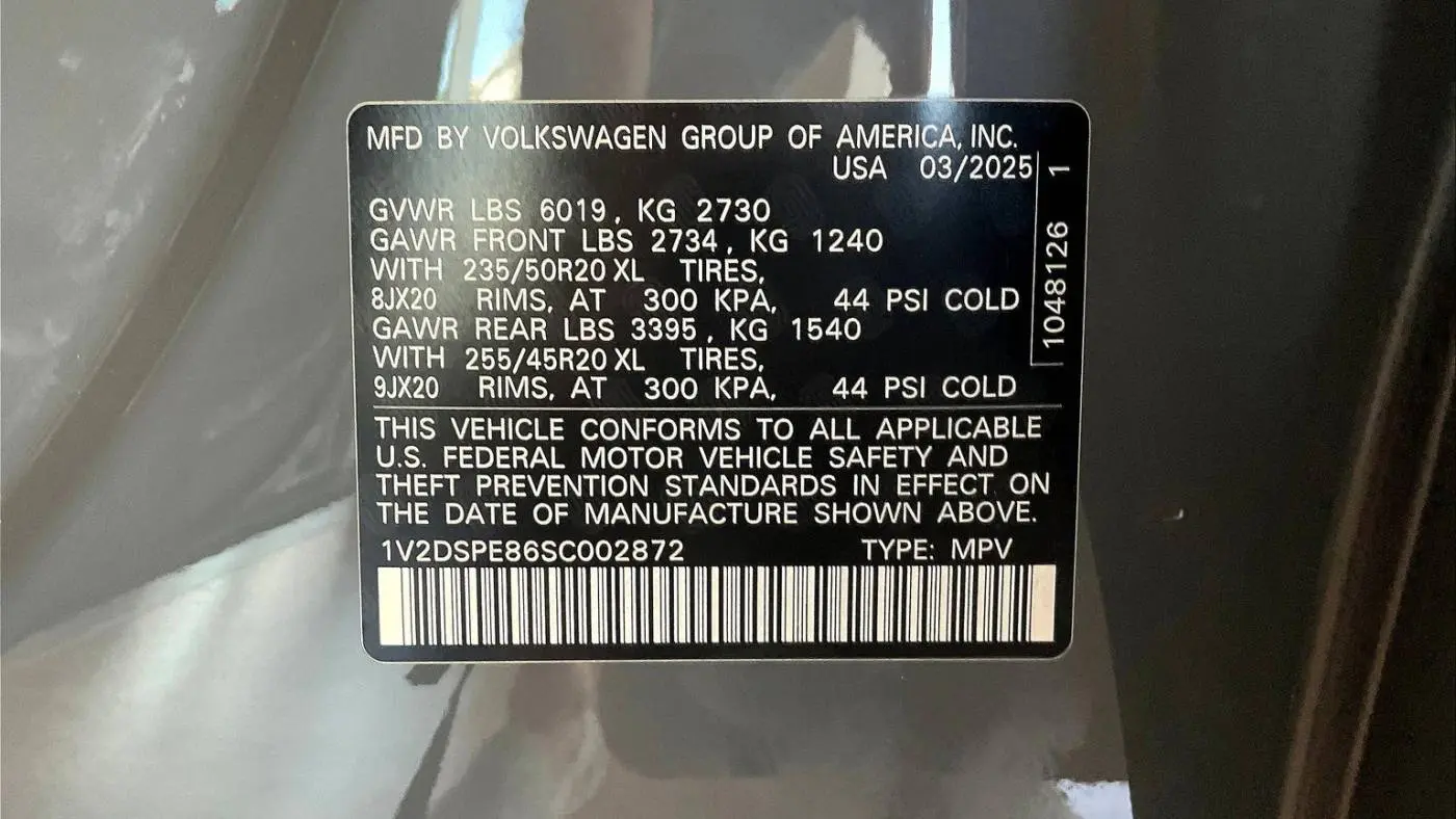 2025 Volkswagen ID.4 1V2DSPE86SC002872