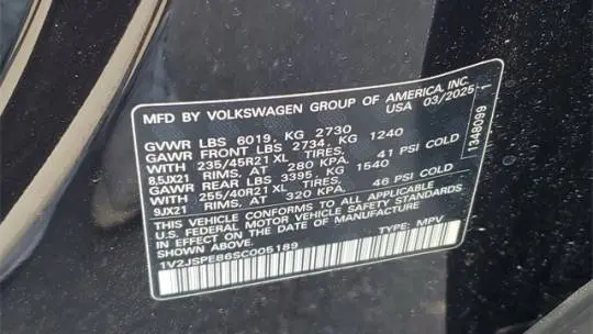 2025 Volkswagen ID.4 1V2JSPE86SC005189