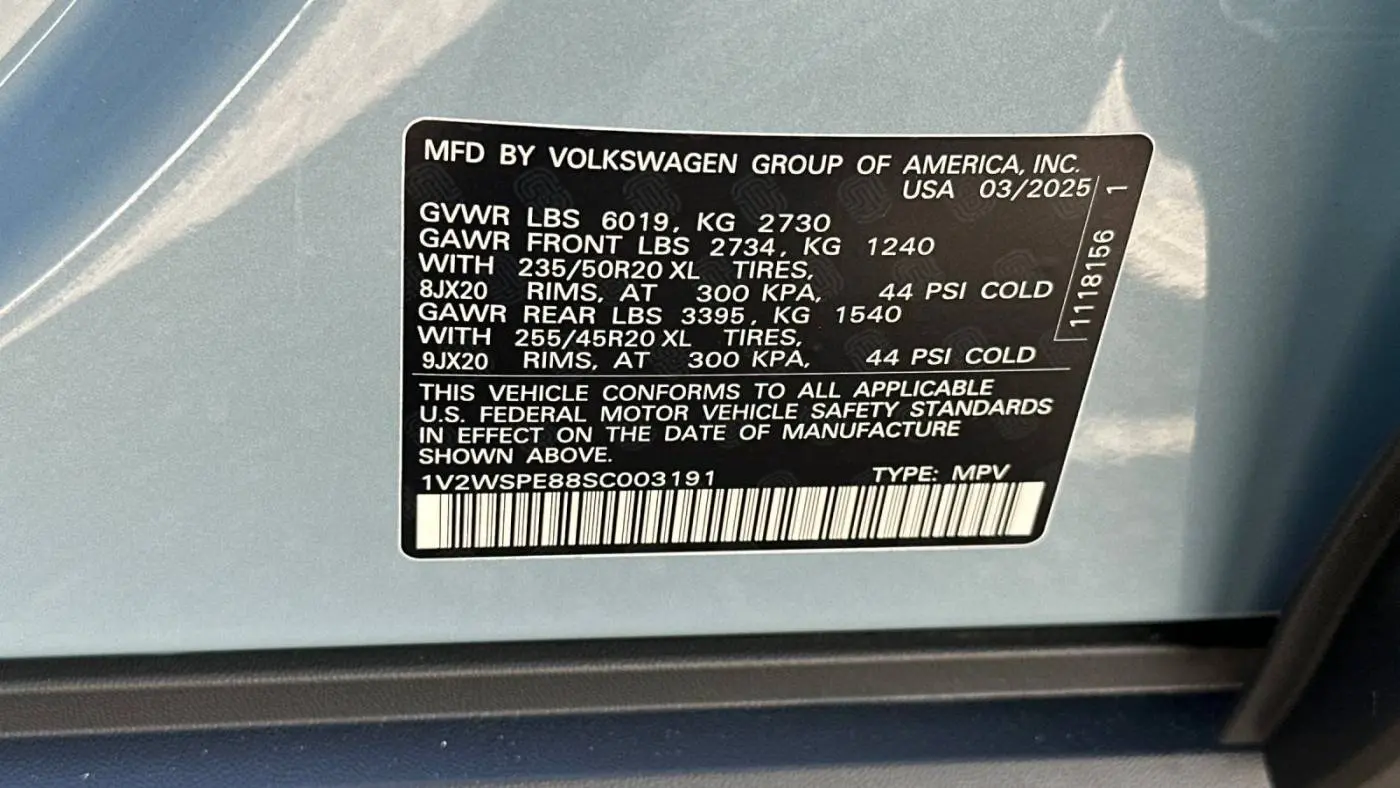 2025 Volkswagen ID.4 1V2WSPE88SC003191