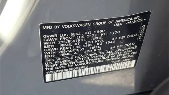 2025 Volkswagen ID.4 1V2CRPE82SC006652