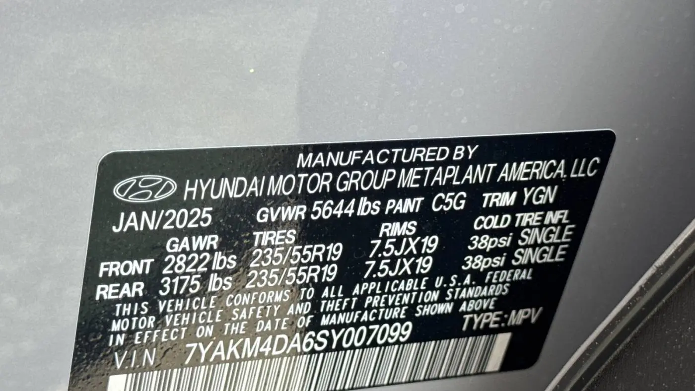 2025 Hyundai IONIQ 5 7YAKM4DA6SY007099