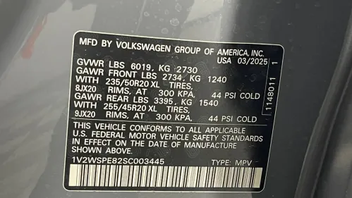 2025 Volkswagen ID.4 1V2WSPE82SC003445