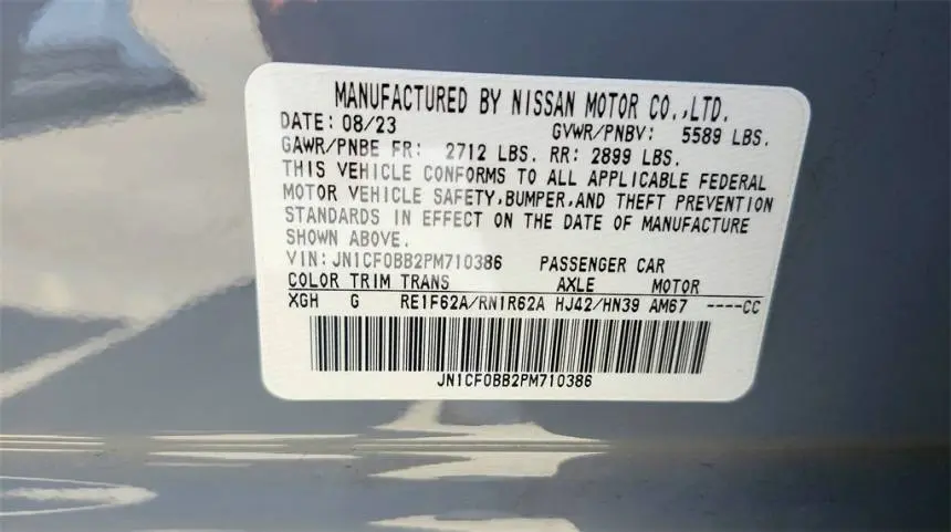 2023 Nissan Ariya JN1CF0BB2PM710386