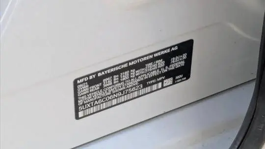 2022 BMW X5 5UXTA6C06N9J75623