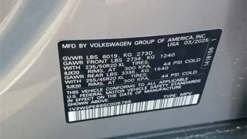 2025 Volkswagen ID.4 1V2WSPE88SC005765