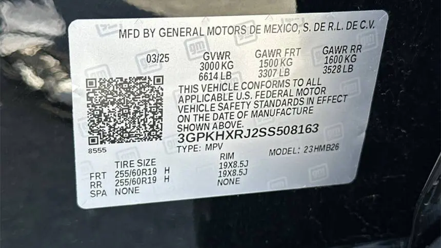 2025 Honda Prologue 3GPKHXRJ2SS508163