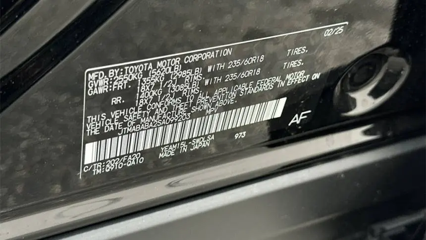 2025 Subaru Solterra JTMABABA2SA099203