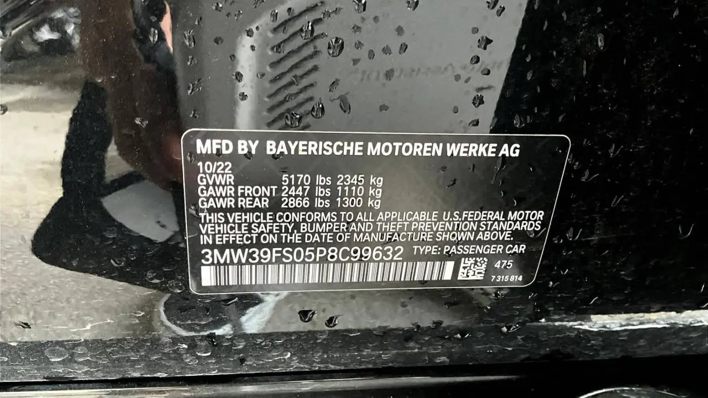 2023 BMW 3 Series 3MW39FS05P8C99632