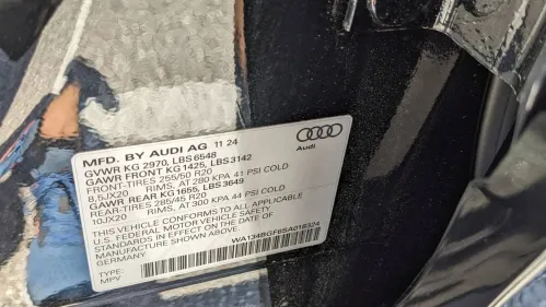 2025 Audi Q6 e-tron WA134BGF6SA018324