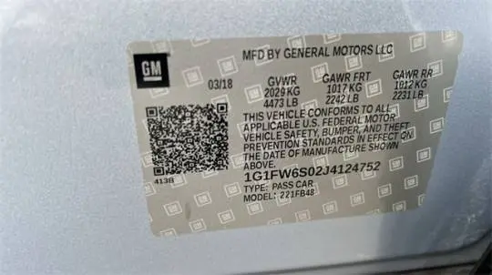 2018 Chevrolet Bolt 1G1FW6S02J4124752