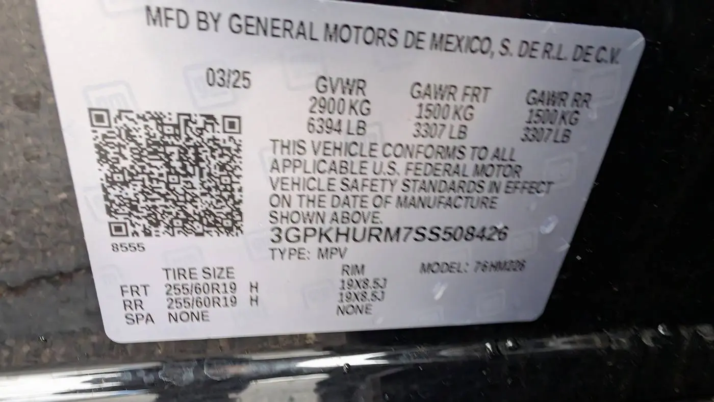 2025 Honda Prologue 3GPKHURM7SS508426