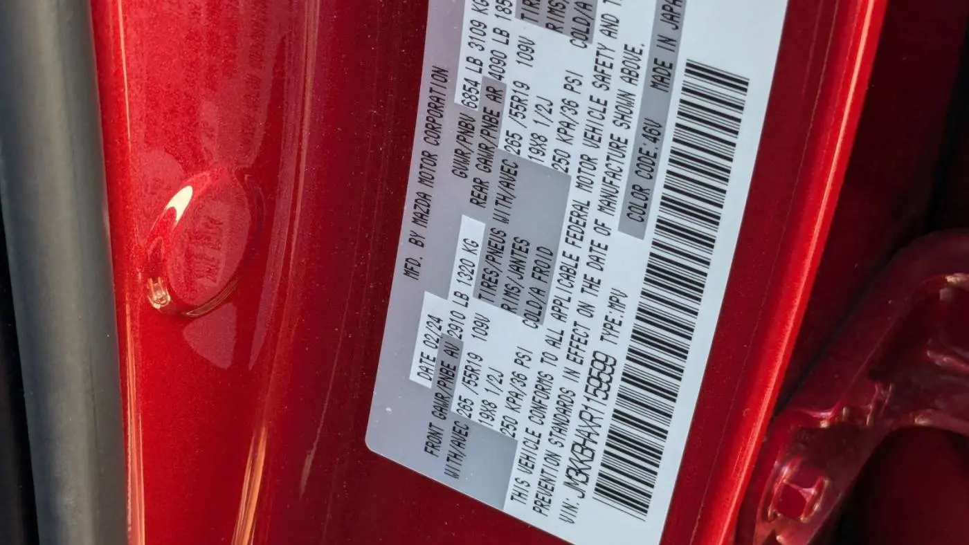 2024 Mazda CX-90 JM3KKBHAXR1159599