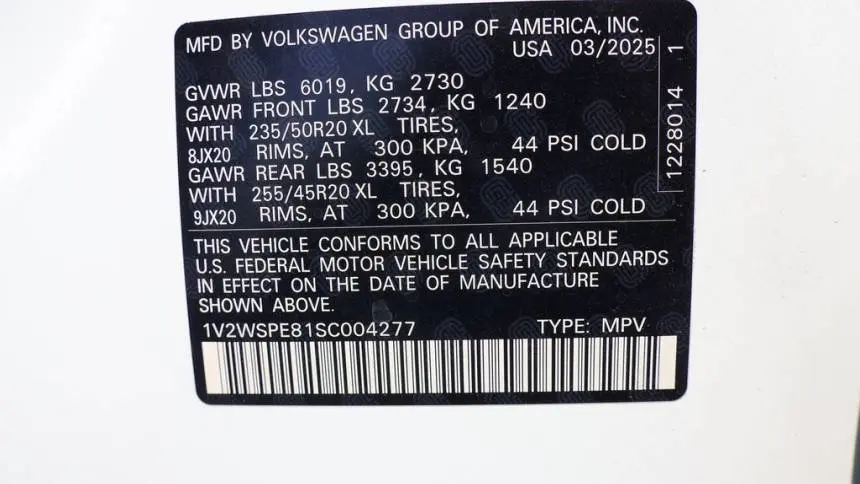 2025 Volkswagen ID.4 1V2WSPE81SC004277