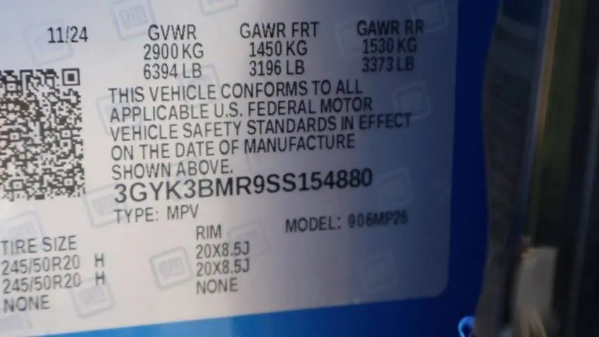 2025 Cadillac OPTIQ 3GYK3BMR9SS154880