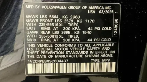 2025 Volkswagen ID.4 1V2CRPE8XSC004437