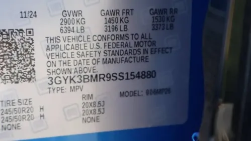 2025 Cadillac OPTIQ 3GYK3BMR9SS154880