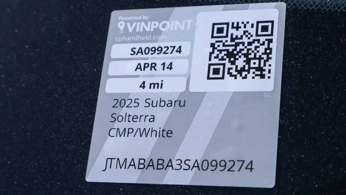2025 Subaru Solterra JTMABABA3SA099274