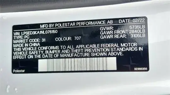 2022 Polestar 2 - Images - 36