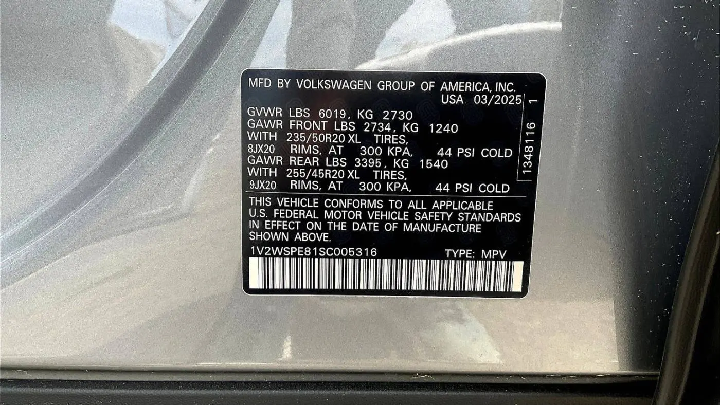 2025 Volkswagen ID.4 1V2WSPE81SC005316