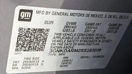 2025 Chevrolet Blazer EV 3GNKDARM2SS183039