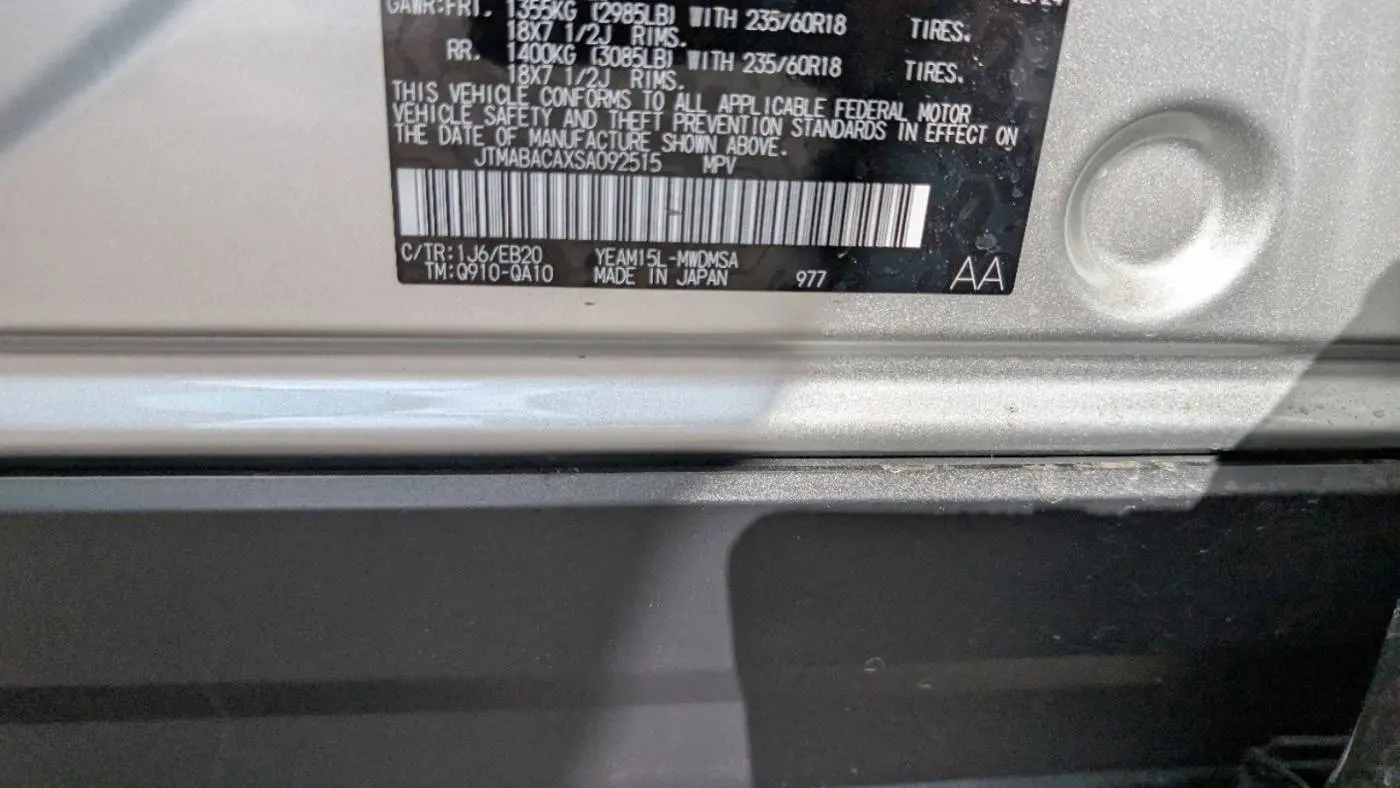 2025 Toyota bZ4X JTMABACAXSA092515