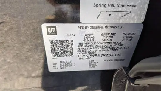 2024 Cadillac Lyriq 1GYKPWRK3RZ108191