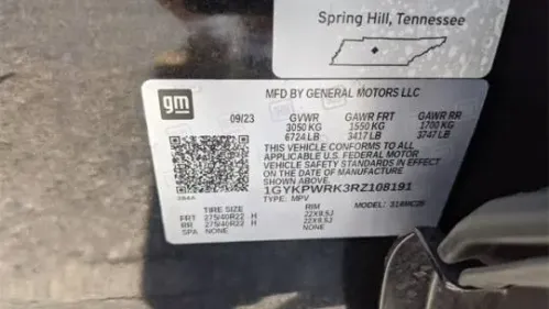 2024 Cadillac Lyriq 1GYKPWRK3RZ108191