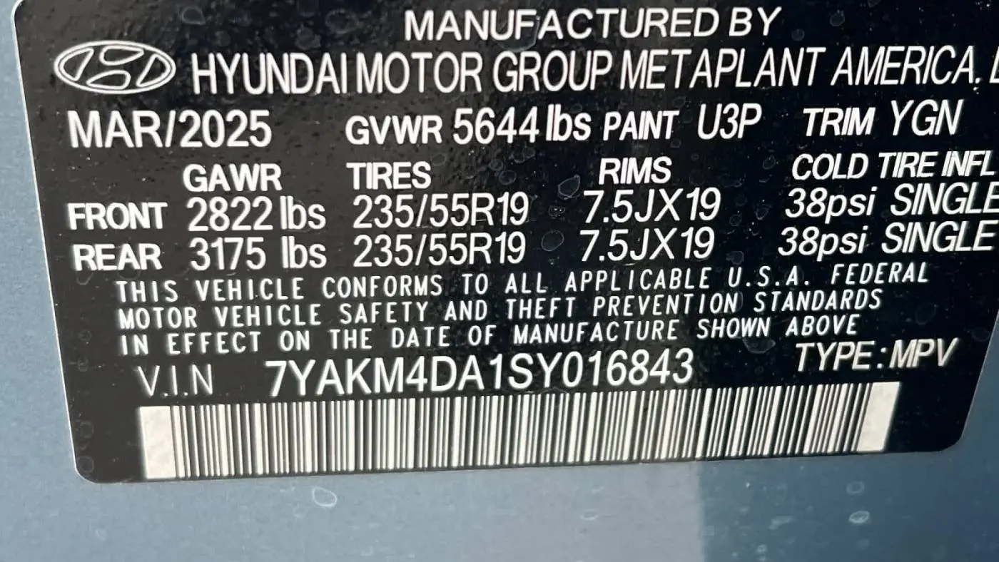 2025 Hyundai IONIQ 5 7YAKM4DA1SY016843