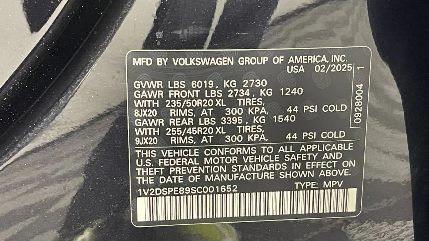 2025 Volkswagen ID.4 1V2DSPE89SC001652