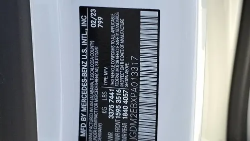 2023 Mercedes EQS SUV 4JGDM2EBXPA013317