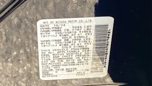 2025 Nissan Ariya JN8BF0BE8SM461978