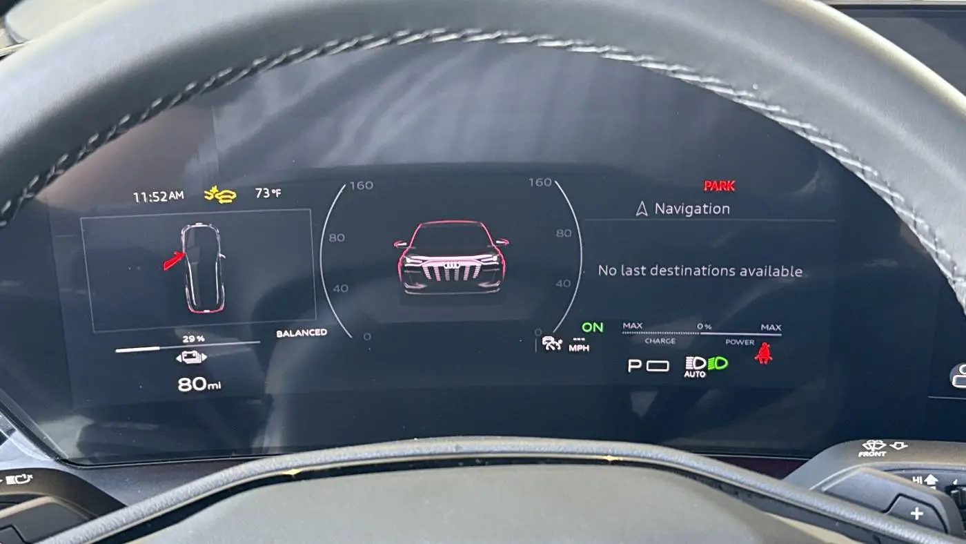 2025 Audi Q6 e-tron WA124BGFXSA038541