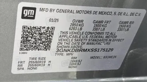 2025 Chevrolet Blazer EV 3GNKDBRMXSS175129