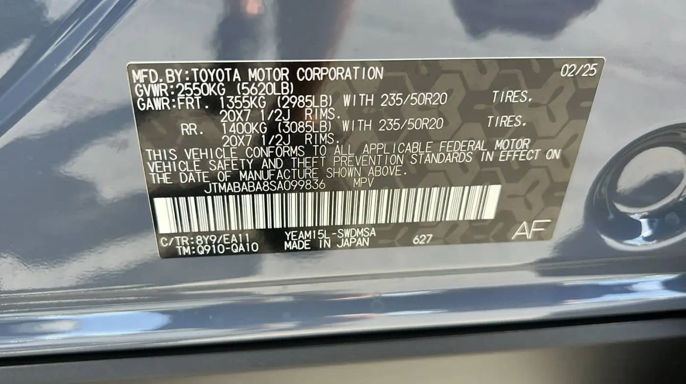 2025 Subaru Solterra JTMABABA8SA099836