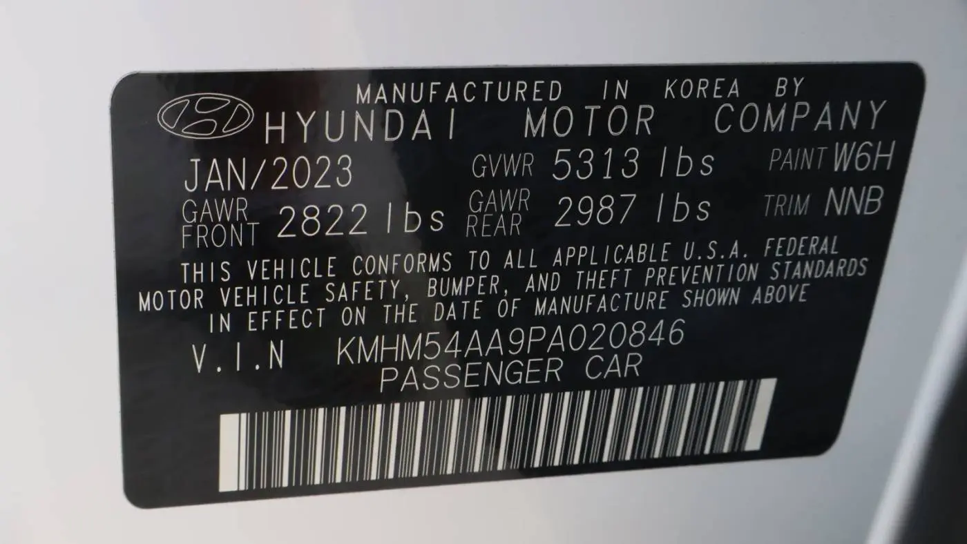 2023 Hyundai IONIQ 6 KMHM54AA9PA020846