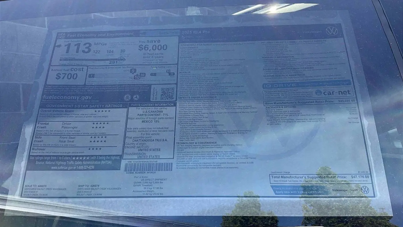 2025 Volkswagen ID.4 1V2CRPE8XSC005149