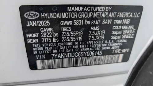 2025 Hyundai IONIQ 5 7YAKNDDC6SY006145