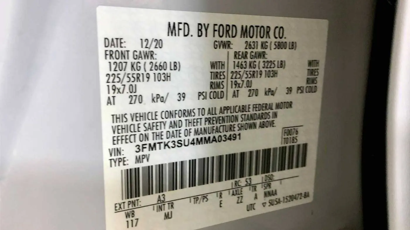 2021 Ford Mustang Mach E 3FMTK3SU4MMA03491