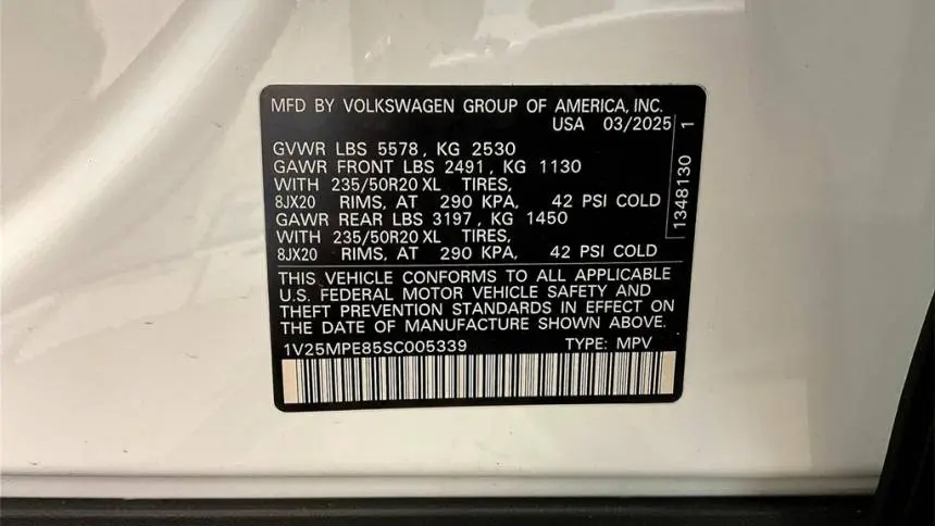 2025 Volkswagen ID.4 1V25MPE85SC005339