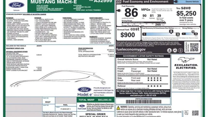 2024 Ford Mustang Mach E 3FMTK4SXXRMA32999