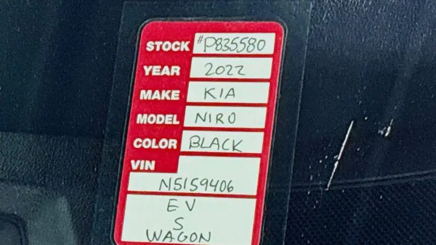 2022 Kia NIRO EV KNDCC3LG8N5159406