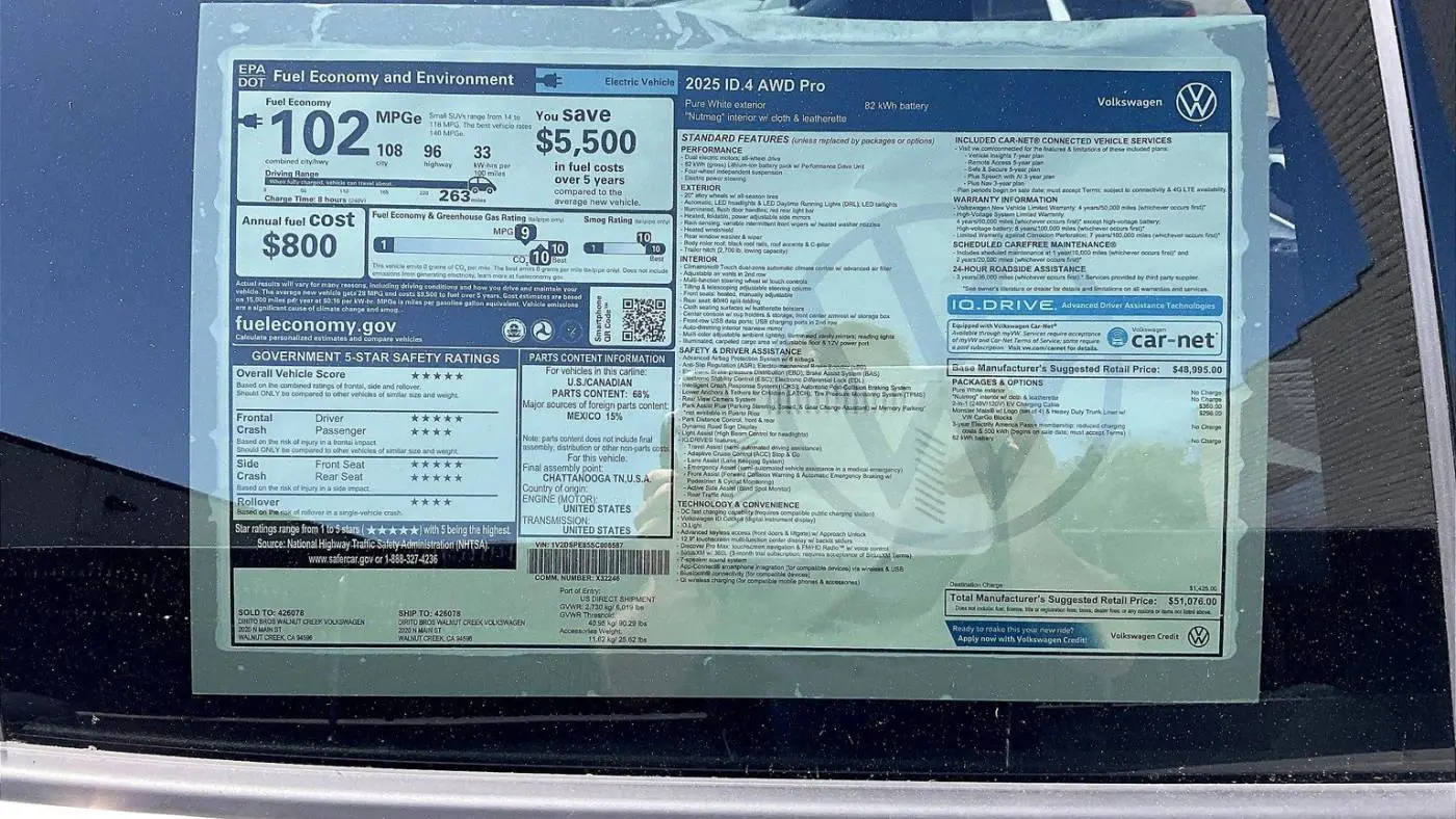 2025 Volkswagen ID.4 1V2DSPE85SC006587