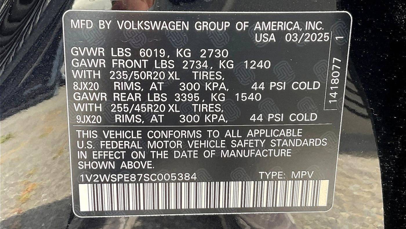 2025 Volkswagen ID.4 1V2WSPE87SC005384