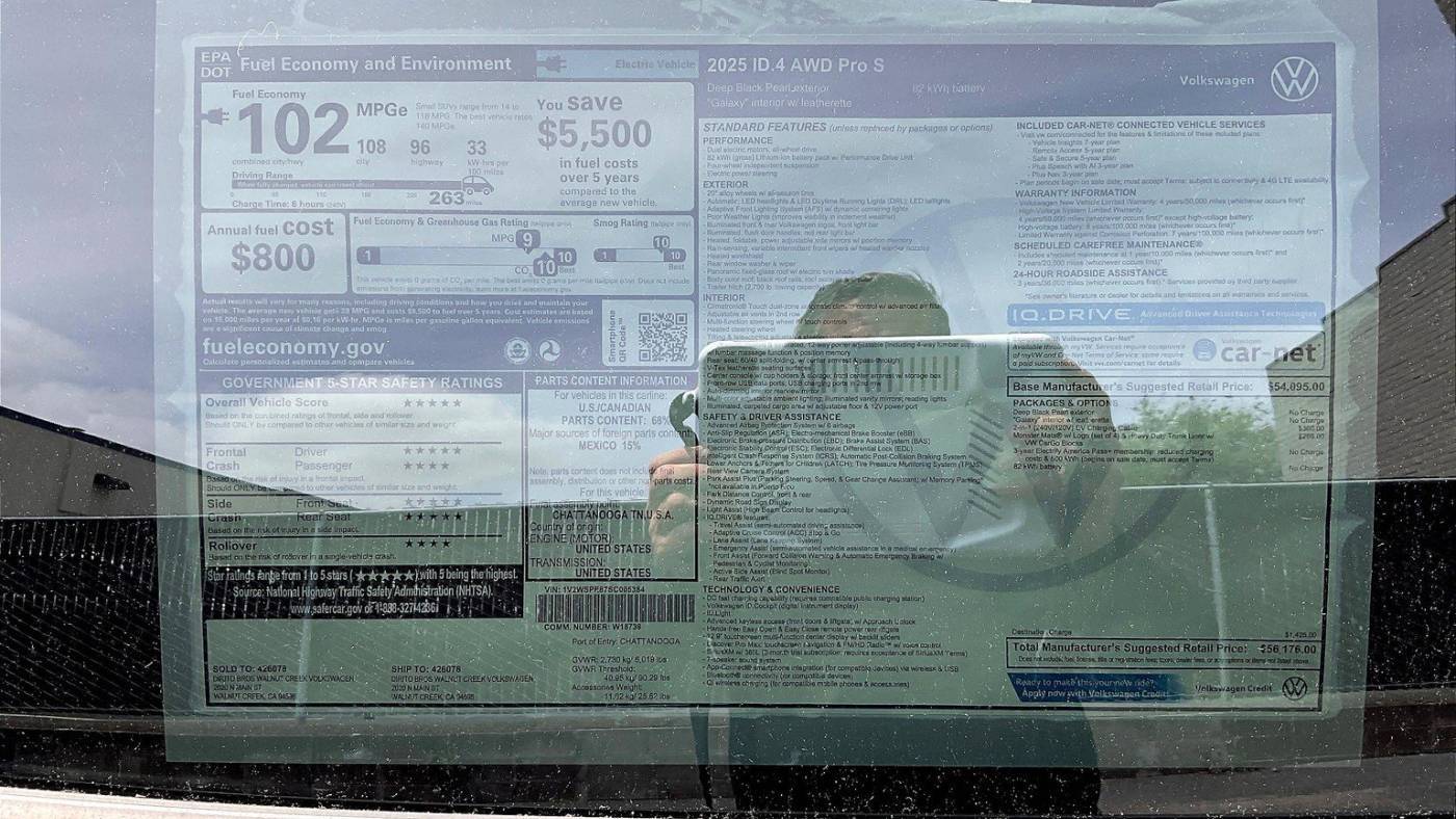 2025 Volkswagen ID.4 1V2WSPE87SC005384