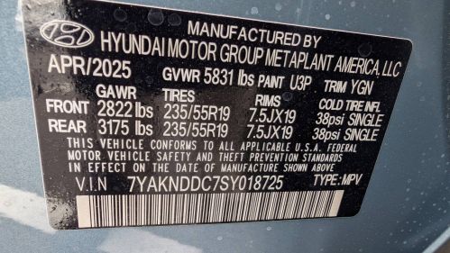 2025 Hyundai IONIQ 5 7YAKNDDC7SY018725