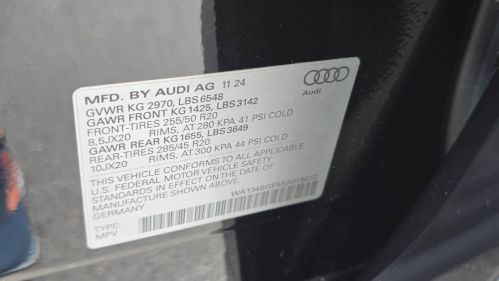 2025 Audi Q6 e-tron WA134BGF5SA018072