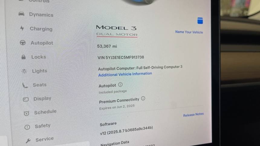 2021 Tesla Model 3 5YJ3E1EC5MF913738