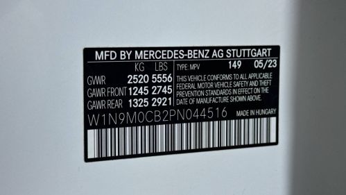 2023 Mercedes EQB W1N9M0CB2PN044516