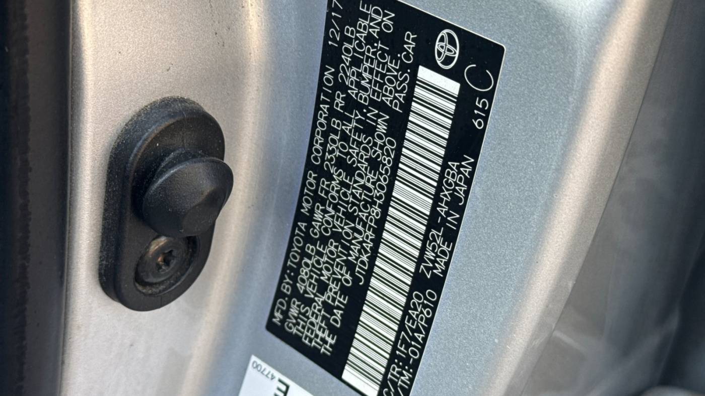 2017 Toyota Prius Prime JTDKARFP8H3065820