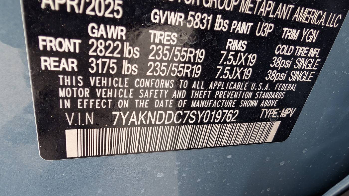 2025 Hyundai IONIQ 5 7YAKNDDC7SY019762